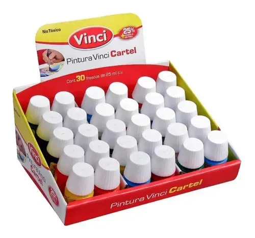 Dixon Vinci Cartel pinta tintas com 30 peças