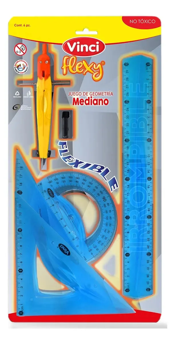 Conjunto de geometria média Flexy Vinci