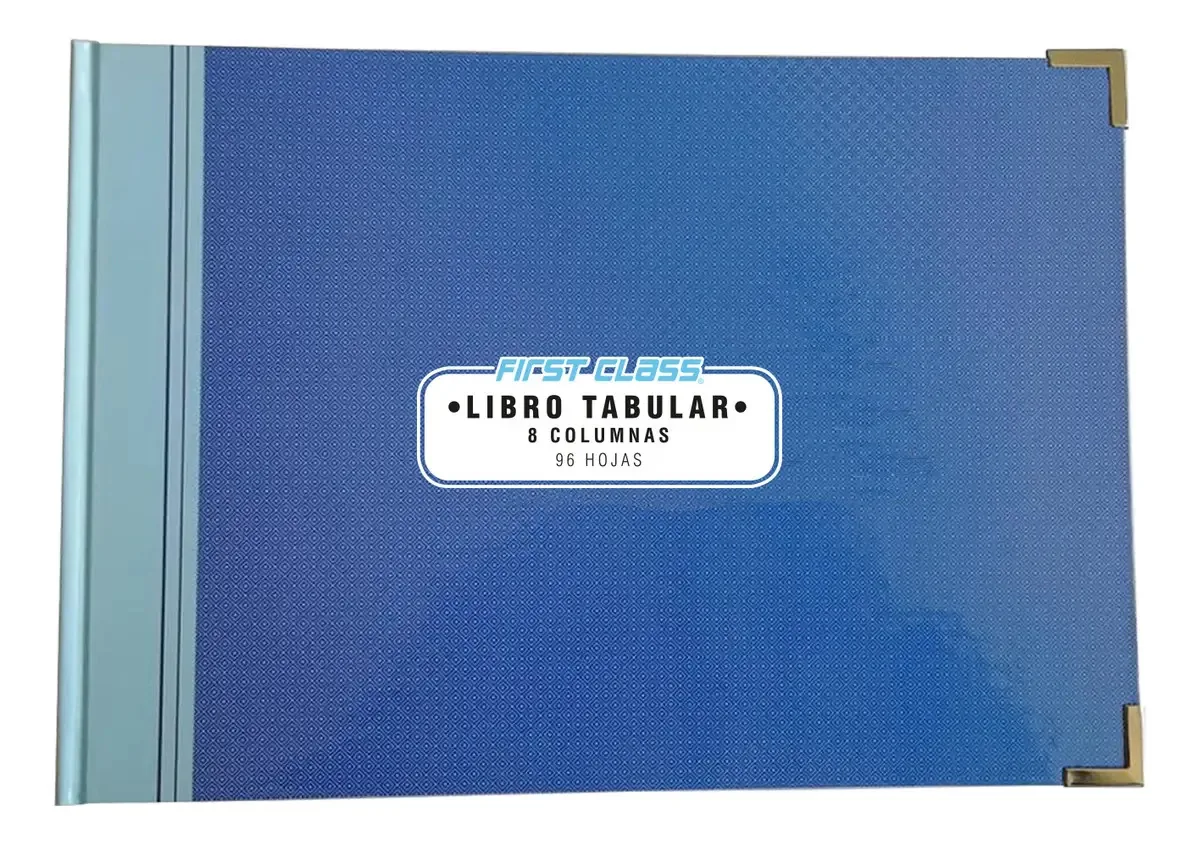 Livro Florete Italiano Tabular 24 Colunas First Class 96 H Cor Azul