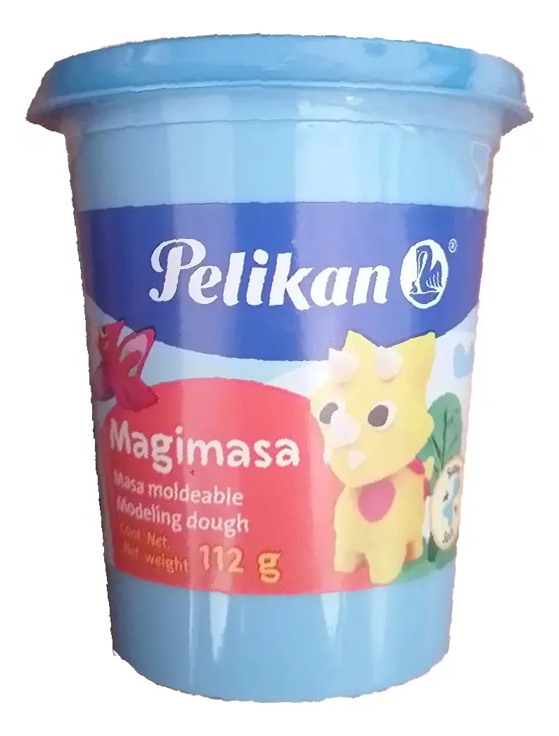Massa moldável Pelikan Magimasa, jarro/112g, cor azul