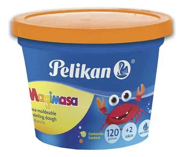 Massa de modelar Pelikan Magimasa Laranja 120gr