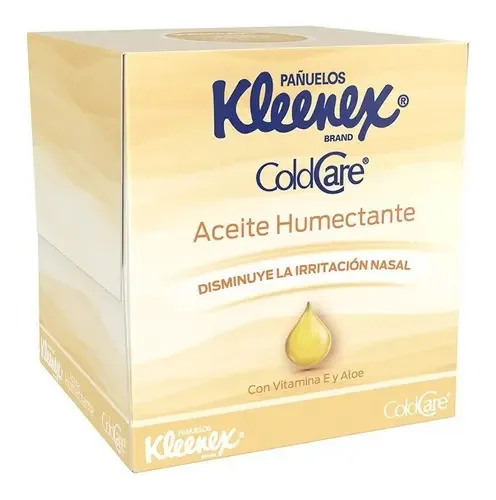 Lenços Kleenex Cold Care Óleo Hidratante 60 Peças