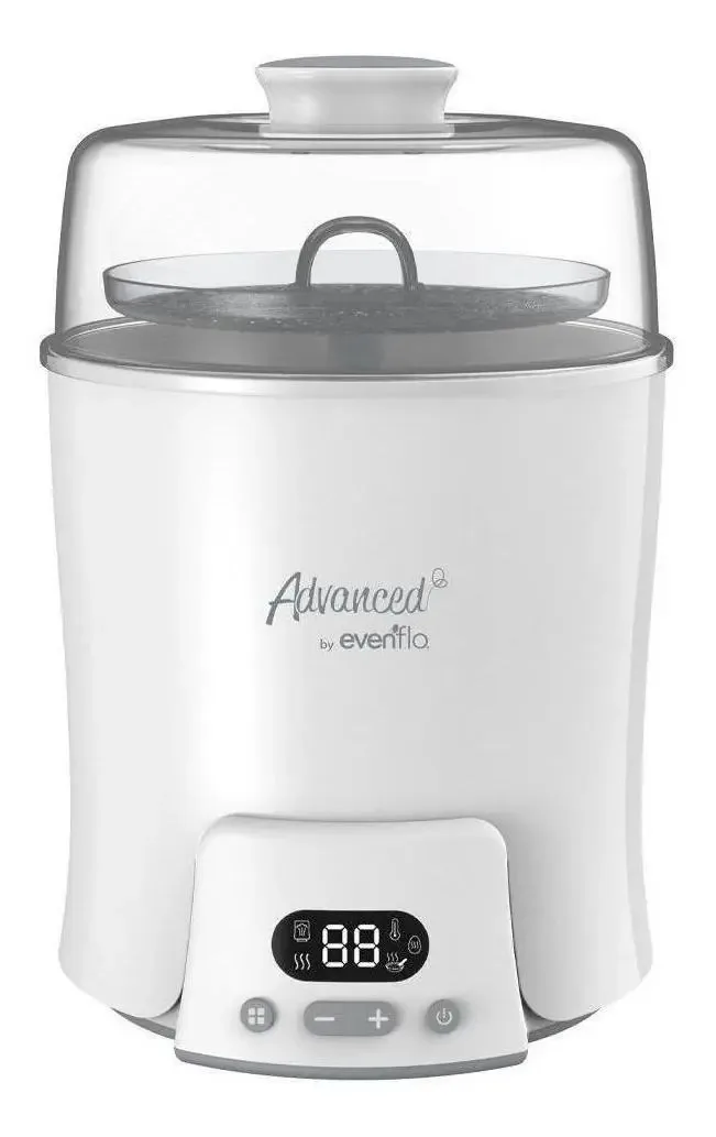 Aquecedor elétrico de esterilizador de garrafas 2 em 1 Evenflo