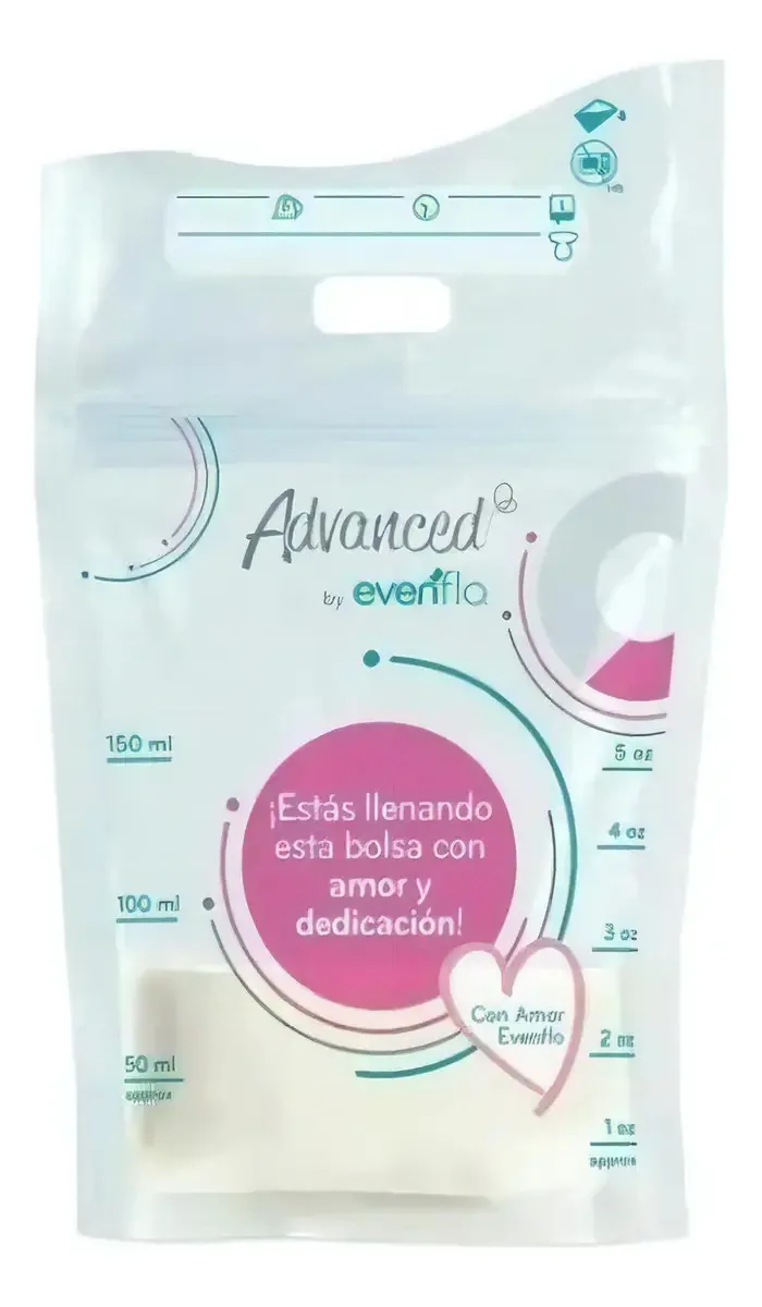 Sacos de leite materno Evenflo 150 ml/5 onças 25 unidades