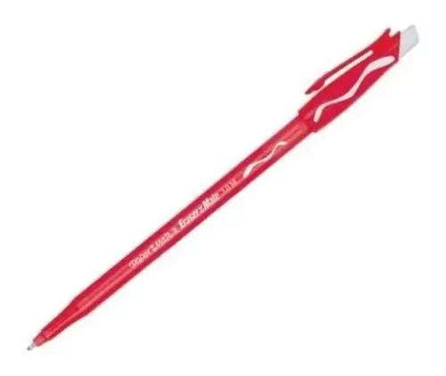 Caneta Paper Mate Eraser Eraser - caixa vermelha com 12 peças Cor exterior: vermelha M17411019433