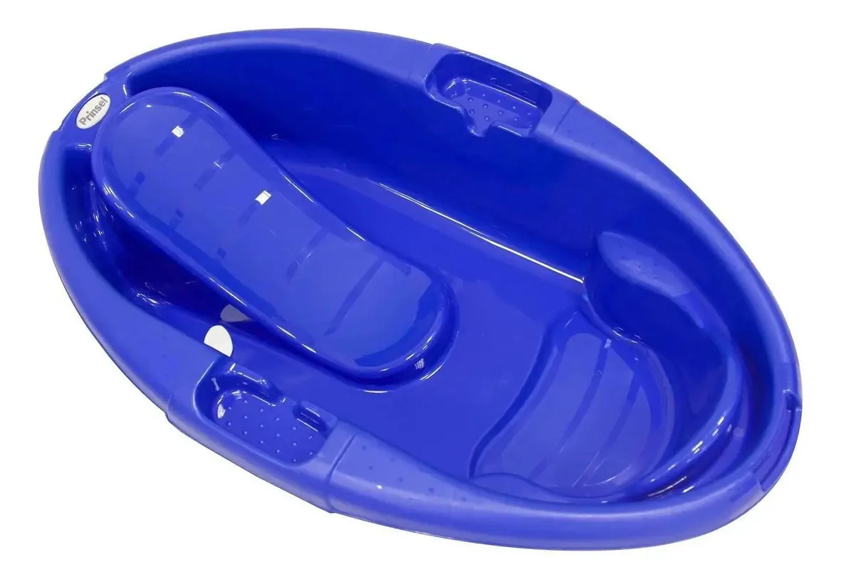Banheira Prinsel Caribe com redutor, cor azul