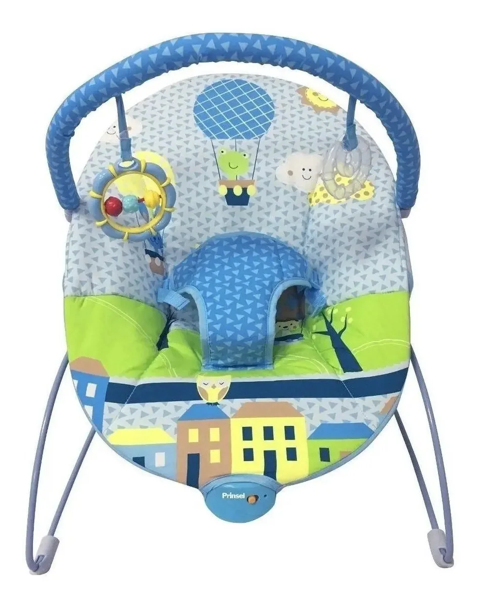 Cadeira de balanço para bebê Prinsel 8512 8512 azul