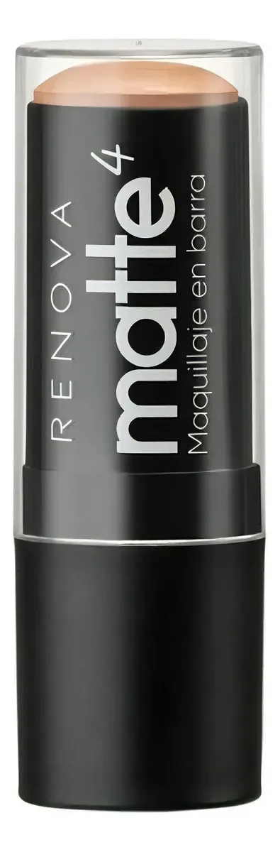 Bastão de maquiagem Renova Foundation Stick 4 em 1 Bastão de maquiagem Bastão de maquiagem bege tom rosa - 35g