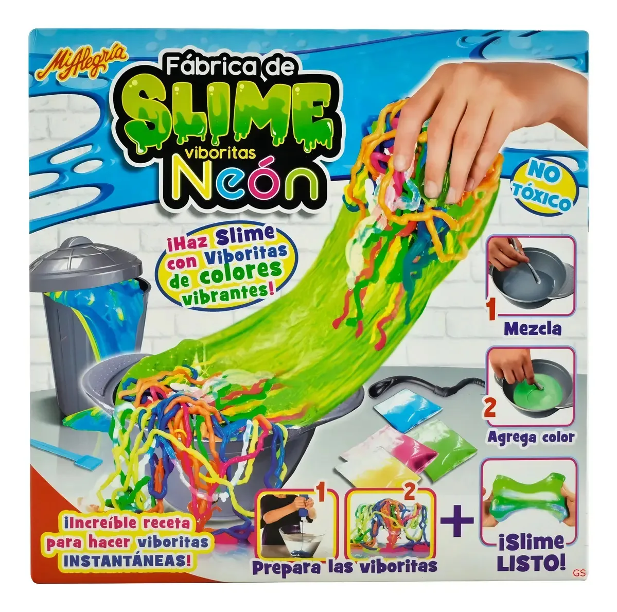 Fábrica De Slime Viboritas Neon Mi Alegria