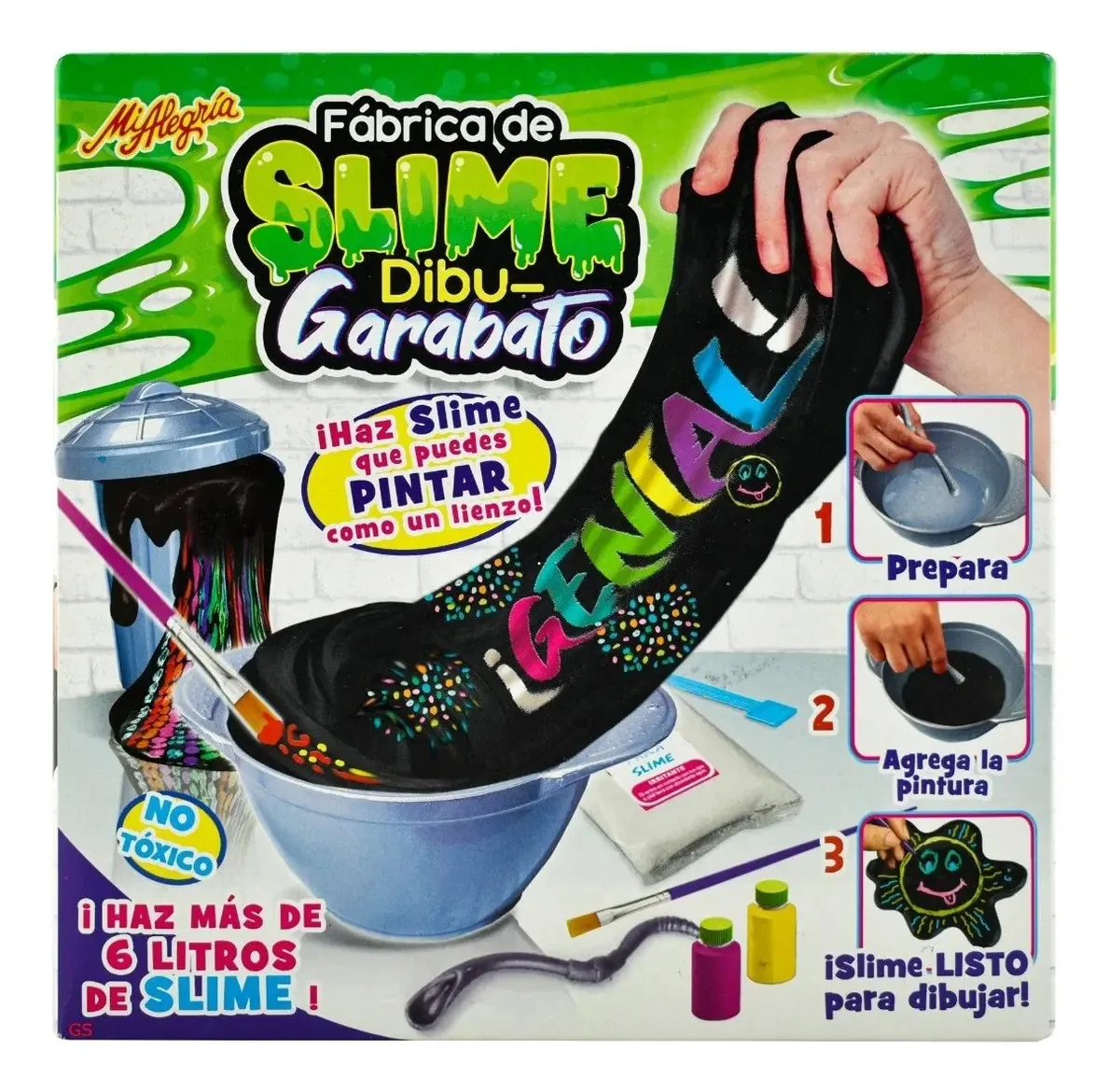 Fábrica De Slime Dibu Garabato Mi Alegria