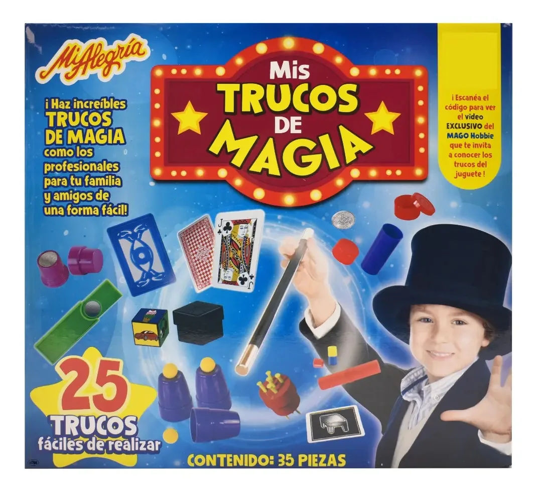Meus truques de mágica 25 truques 35 peças My Joy