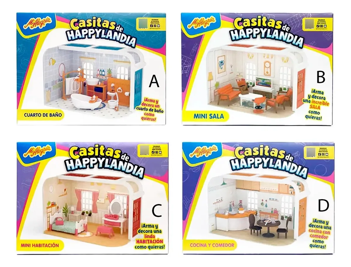 Casitas de banheiro Happylandia Color