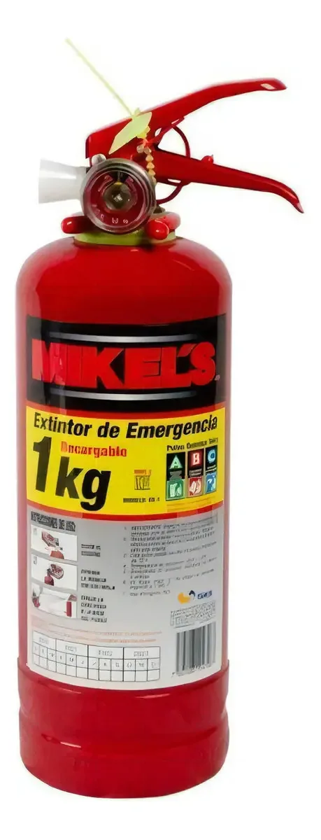 Extintor De Emergencia 1kg - Mikels