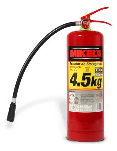 Extintor de incêndio de emergência recarregável E3mk de 4,5 kg