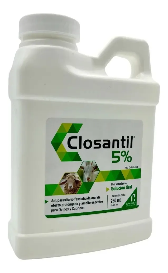Vermífugo oral para ovinos e cabras Closantil 5% 250ml