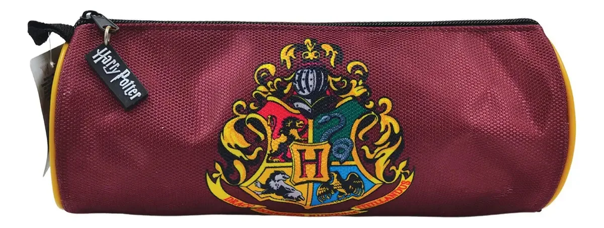 Estojo para canetas escolares Harry Potter Cylinder, cor 9 3/4, liso