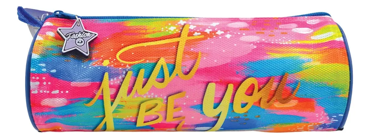 Caneta escolar cilíndrica de estilo moderno, estojo escolar, Color Be You Lisa
