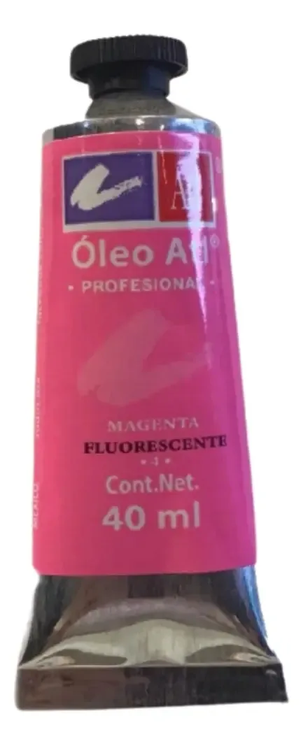 Cores de pintura artística em tubo de bolha Oleo Atl T-14 para escolher a cor do óleo Magenta fluorescente nº 4