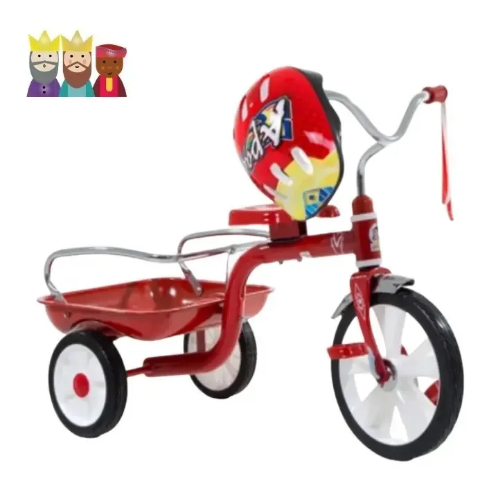 Triciclo vermelho Apache com porta-malas