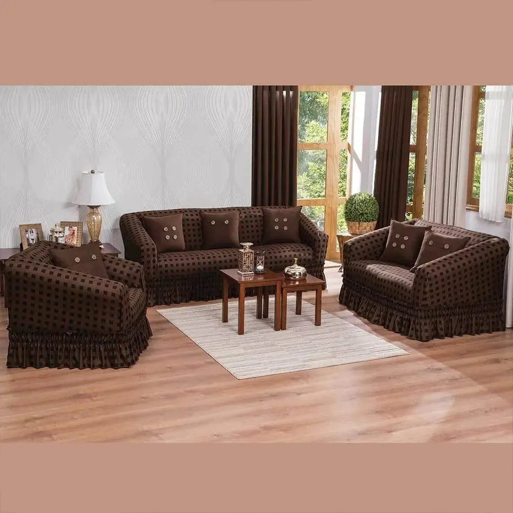 Conjunto de 3 capas antiestáticas e antiestáticas de chocolate Concord