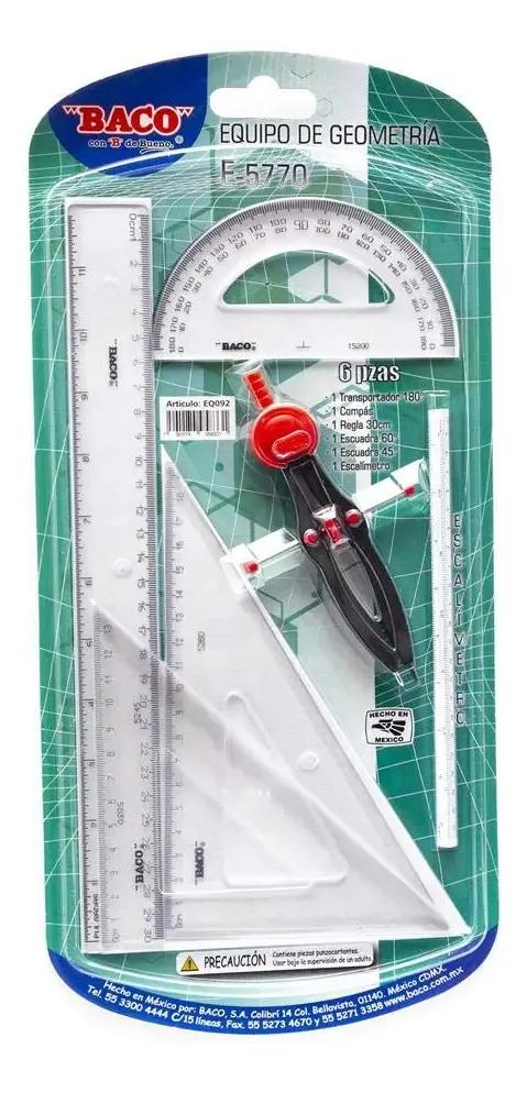 Baco Equipamento De Plástico Poliestireno Transparente 5770 Com C-600