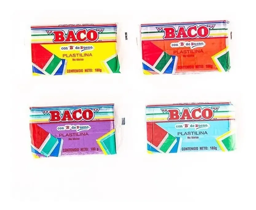 Plastilina moldável didática de 180 gramas - 18 cores