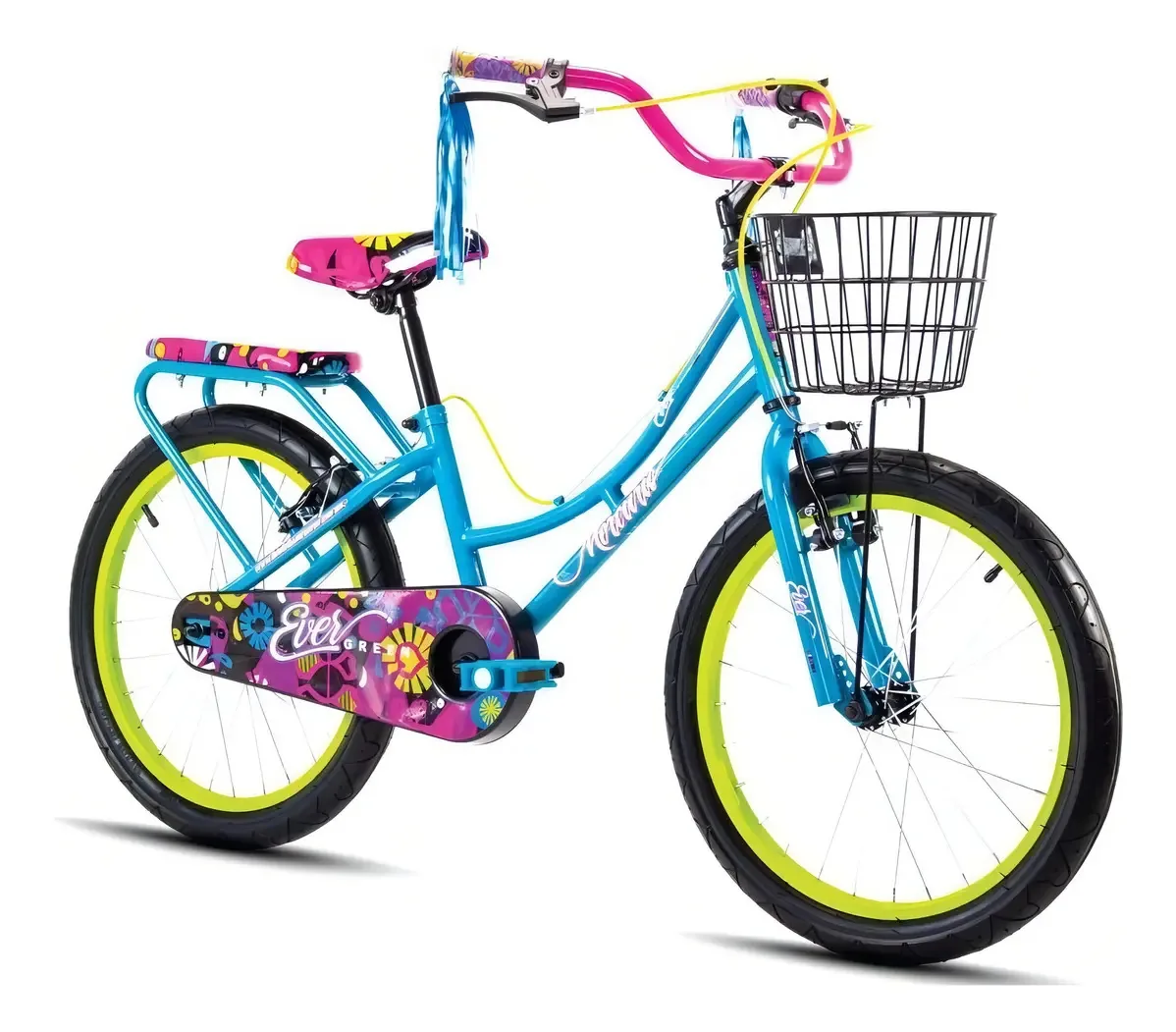 Bicicleta Evergreen R20 Acero 1vel Frenos V Brake Mercurio