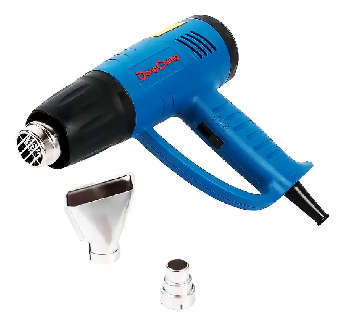Pistola de calor industrial 2000w Dongcheng Dqb2000 Cor Azul Aço