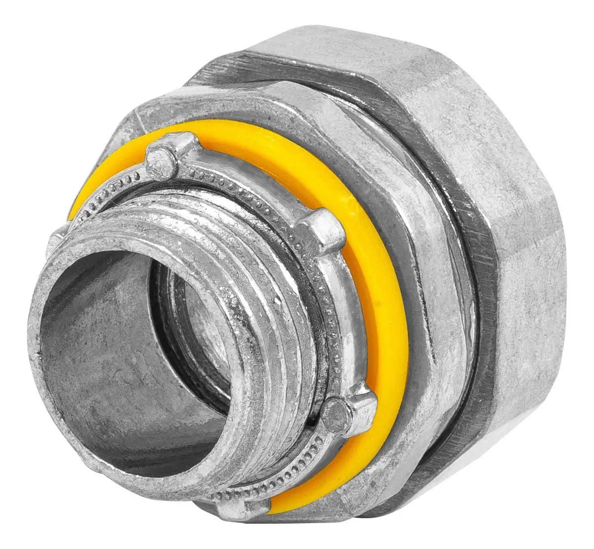 Conector reto de 1/2 polegada para tubulação estanque de líquidos Volteck