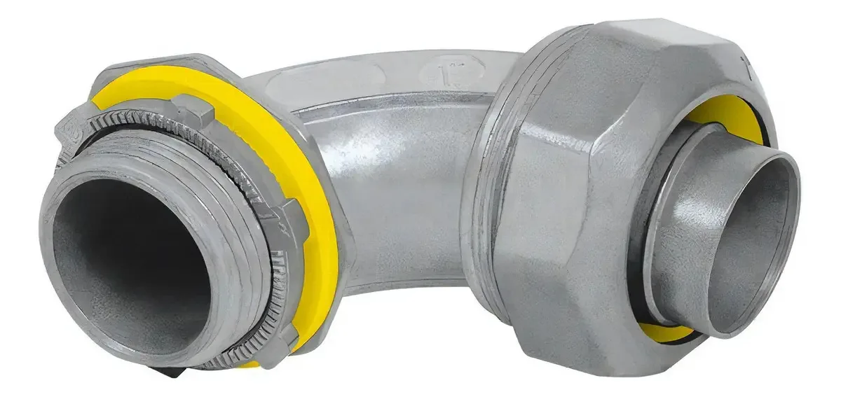 Conector curvo Liquid Tight de 1', Volteck 46935