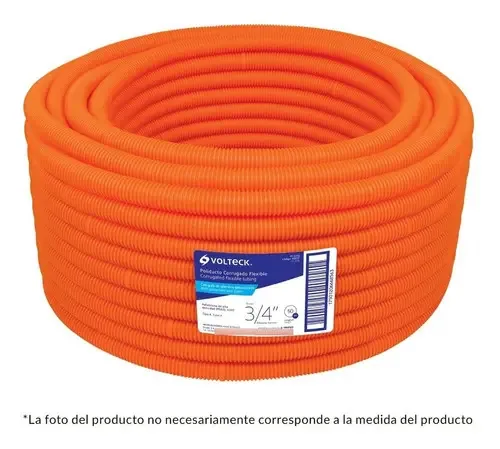 1/2 poliduto ondulado flexível sem rolo guia de 100 metros