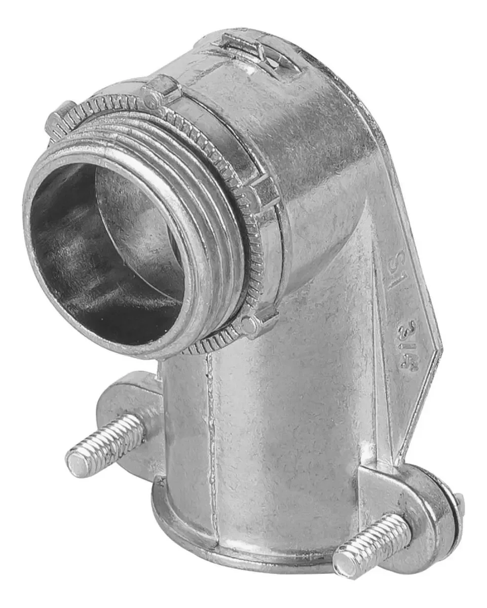 Conector de tubo flexível curvo Volteck 3/4'