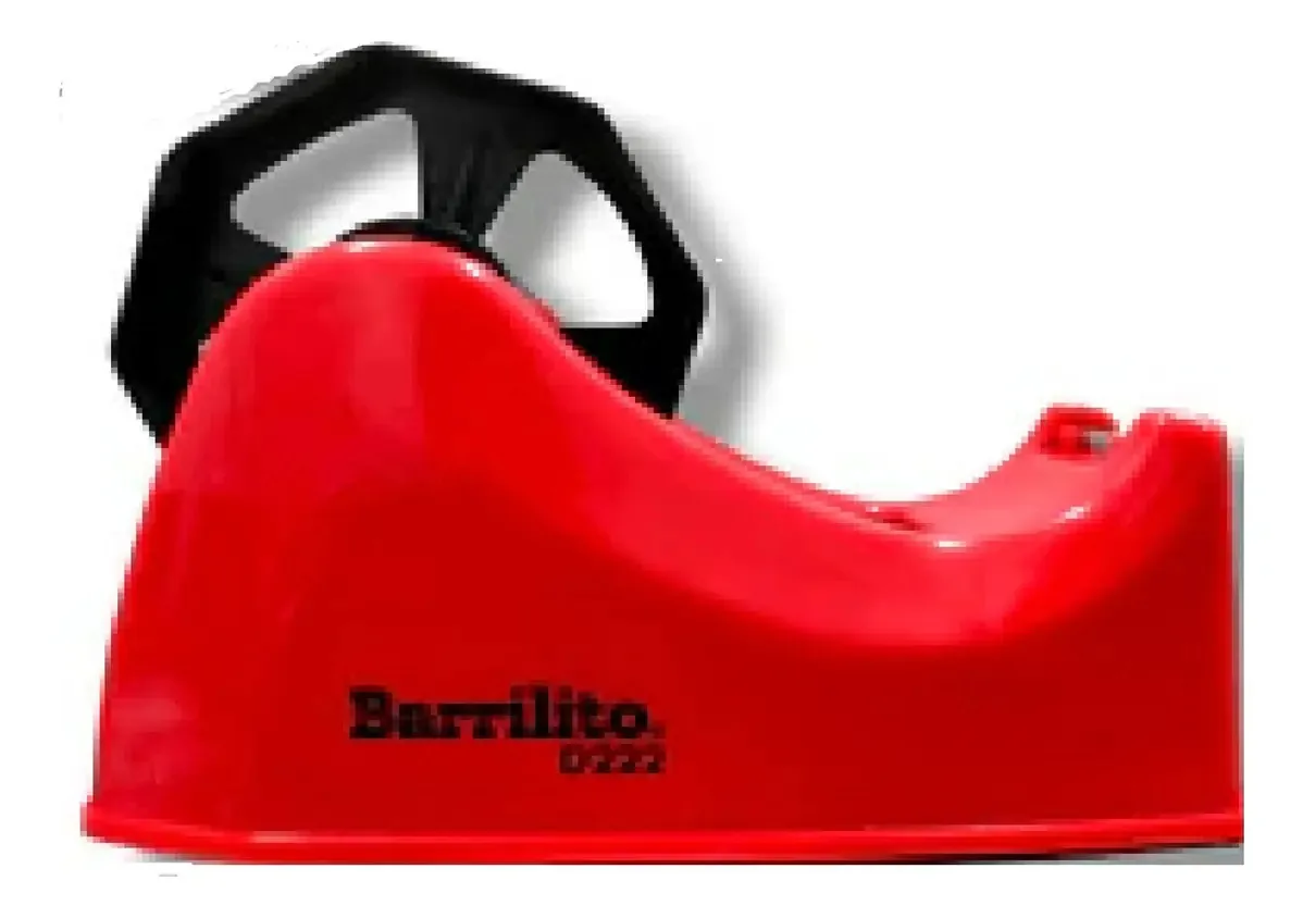 Dispensador de fita adesiva de barril 19 mm cor vermelha D222