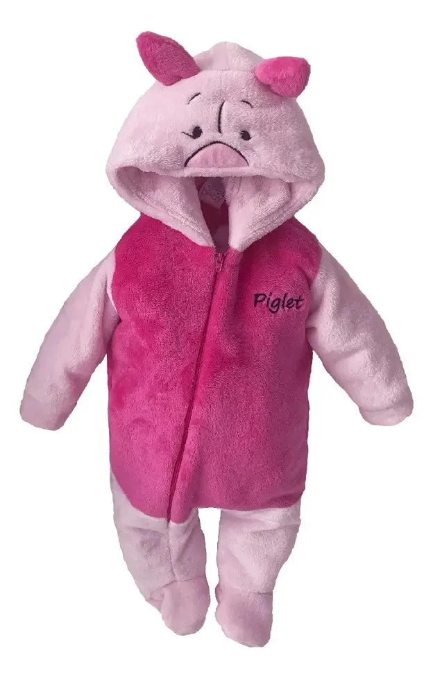 Conjunto de 3 macacões Disney Pure, Boo, Piglet Lilac 12-18 M Lisa