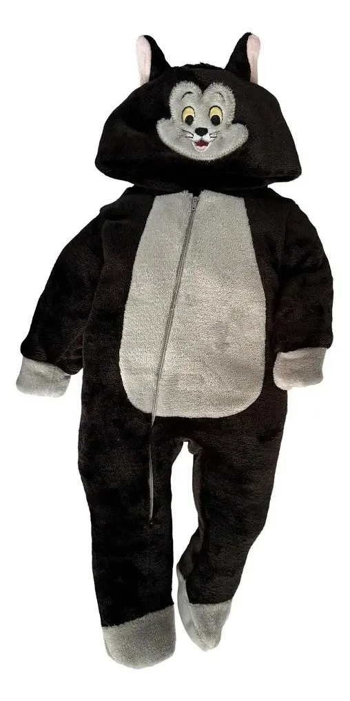 Conjunto de 4 macacões Disney Angel, Cheshire, Figaro, Marie Rose 6-12 M Lisa