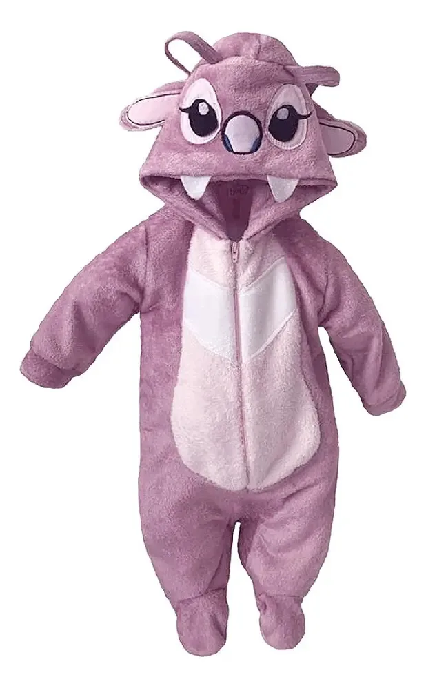 Conjunto de 4 macacões Disney Angel, Cheshire, Figaro, Marie Pink 12-18 M Lisa