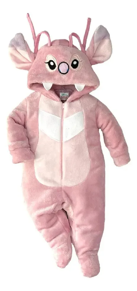 Conjunto de 4 macacões Disney Boo, Angel, Thumper, Minnie Lila 12-18 M Lisa