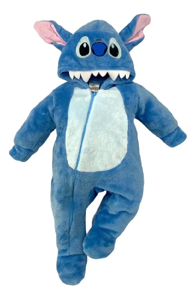 Conjunto de 4 macacões Disney Simba, Stitch, Pumba, Timon Yellow 6-12 M Lisa