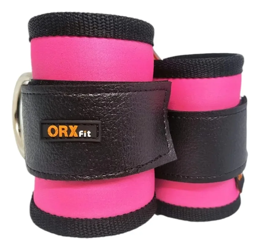 Tornozeleiras Butt Kick - Orxfit - rosa rosa