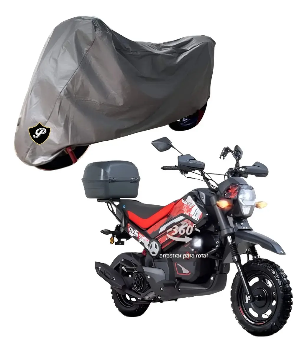 Estojo/lona/capa para scooter Vento Ovni Track 170 2025 Platinum, cor prateada