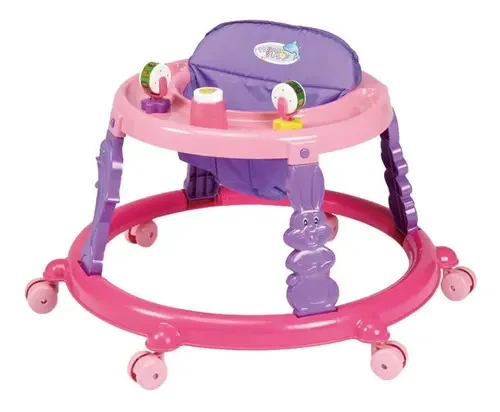 Pink Baby Walker com brinquedos e sons | Mytek