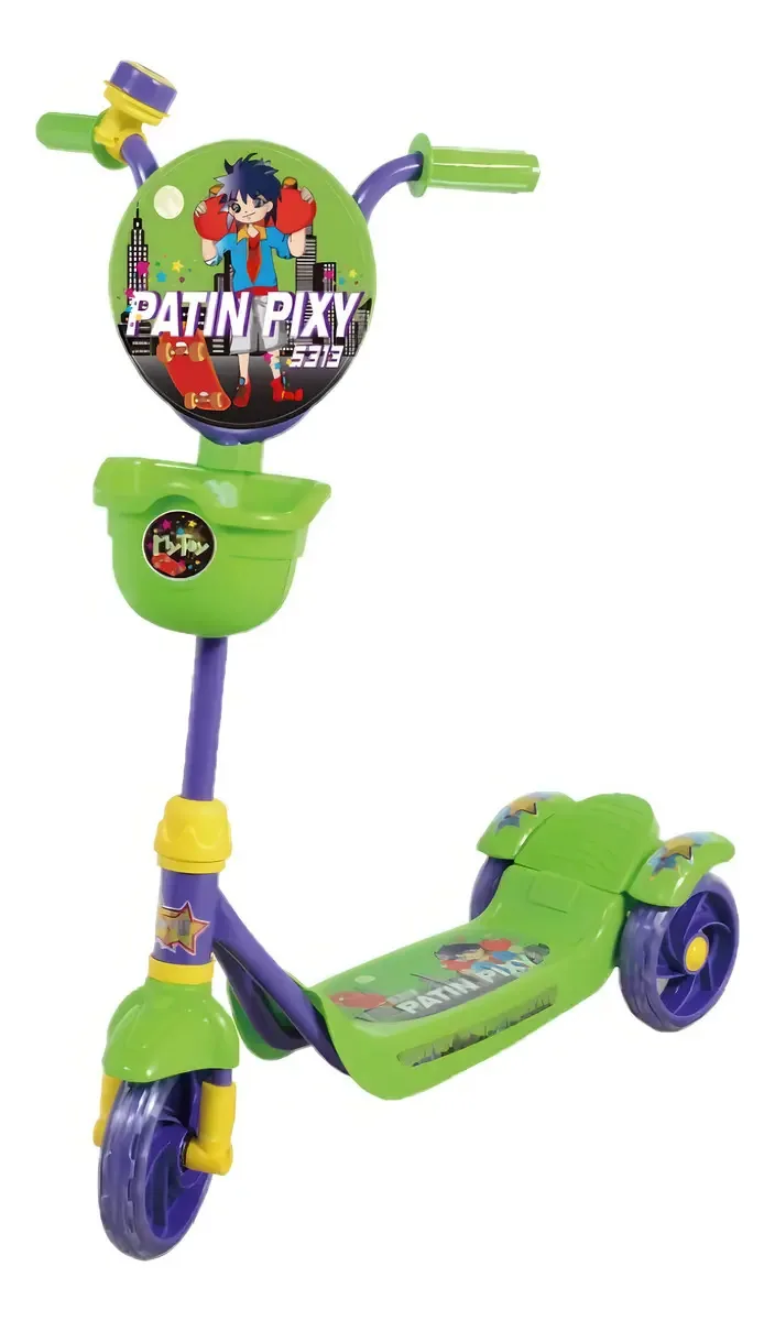 Patin Scooter Mytoy Pixy Blue Sound