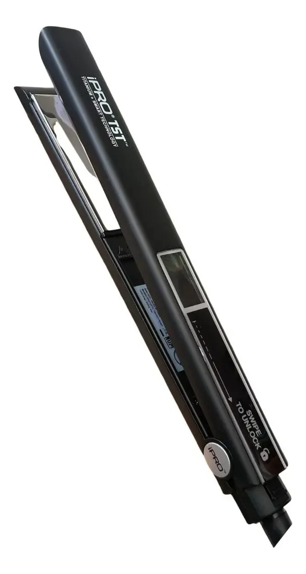Ferro de teste Ipro Black Titanium, cor preta