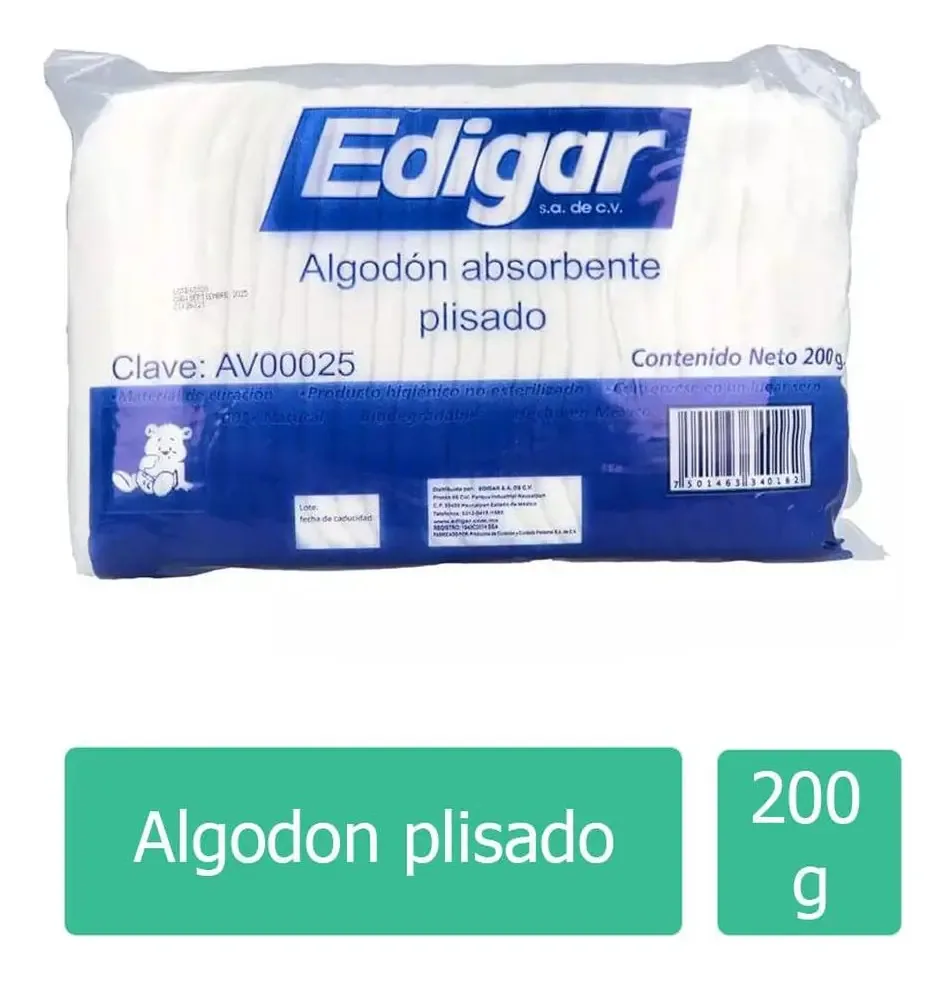 Algodão Pregueado Edigar 200 G