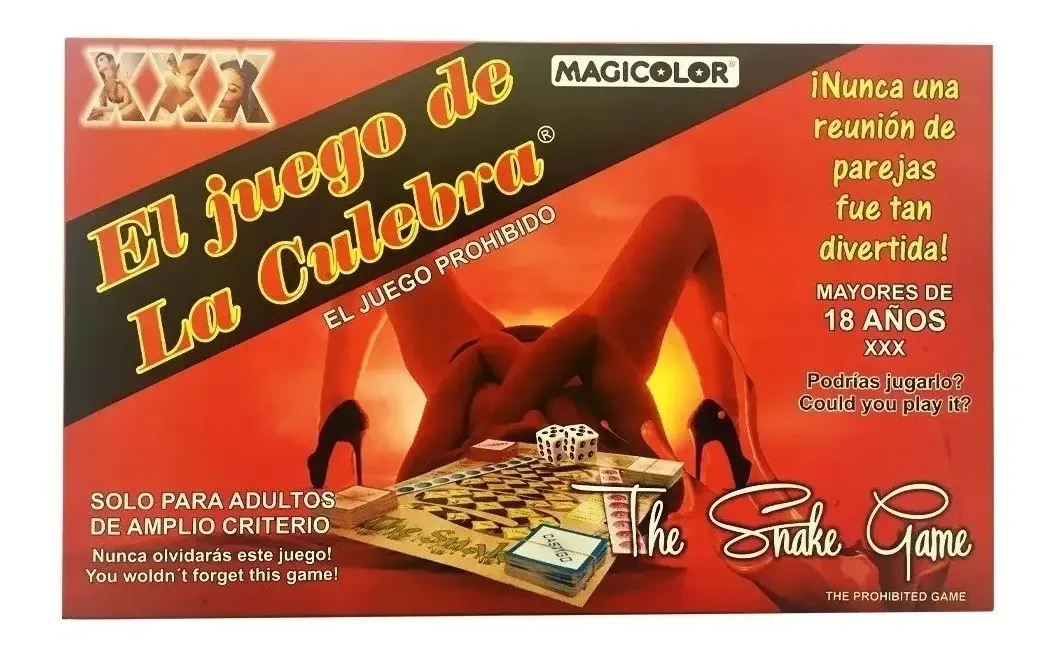 Jogo de tabuleiro Xxx The Game Of The Snake Friends OR Couple