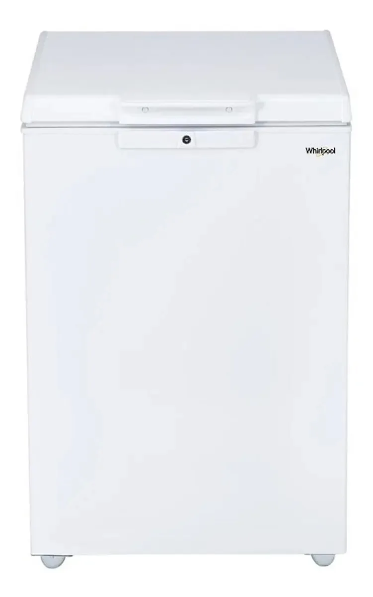 Congelador horizontal Whirlpool WC05018Q branco 138L