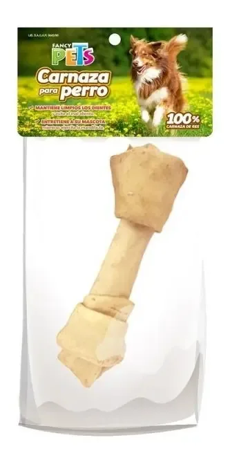 1 Bone Carnaza Flavor Beef Raça Média Dog Fancy Pets, 7-8 cores, café