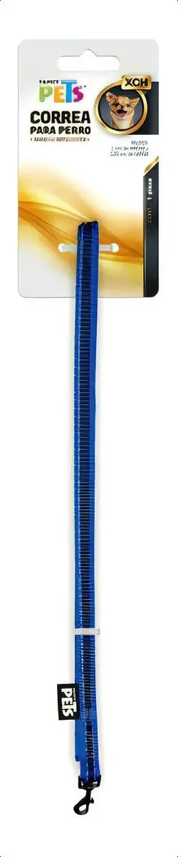 Bandas refletivas Ultra Grip Dog Leash Xch Colors, cor azul