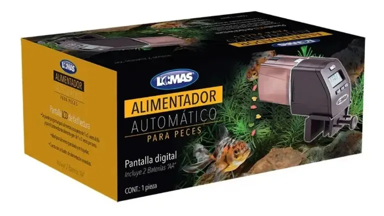 Alimentador automático para peixes marinhos e aquários doces