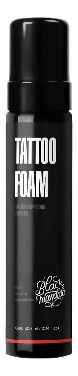 Espuma de tatuagem Espuma de limpeza de tatuagem Black Mandala
